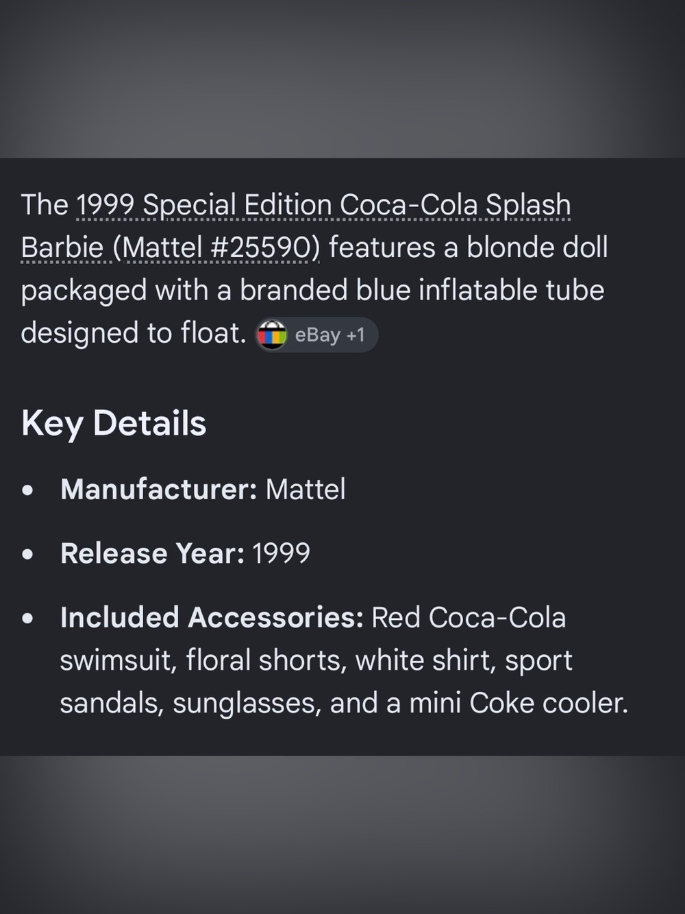 Barbie Coca-Cola Splash 💦 - Picture 8 of 8